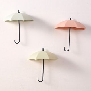 Sét 3 Móc dán tường 3d hình chiếc ô xinh