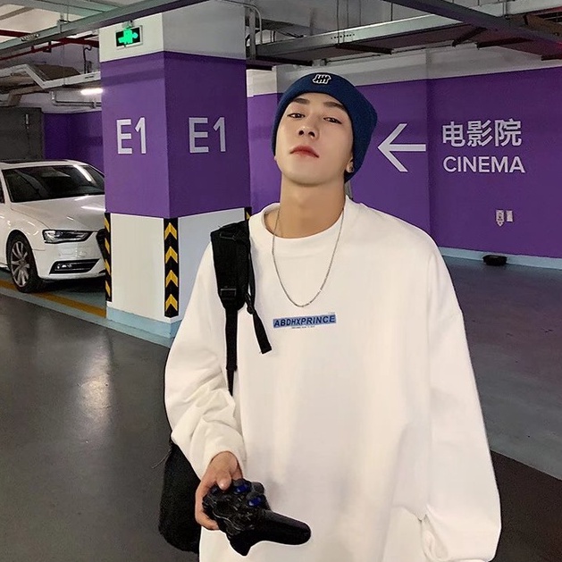 Áo hoodie ao nam nỉ tay dài in chữ thời trang dành cho