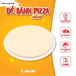 Đế bánh pizza 16cm, 20cm, set 5 chiếc tặng thêm lá thơm Oregano