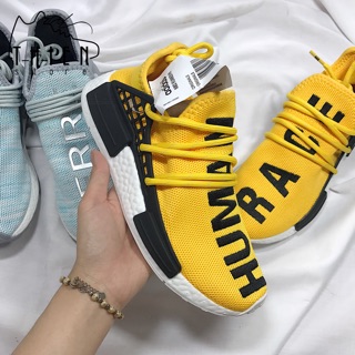 ( CÓ SẴN) -  Giày NMD HUMAN RACE vàng