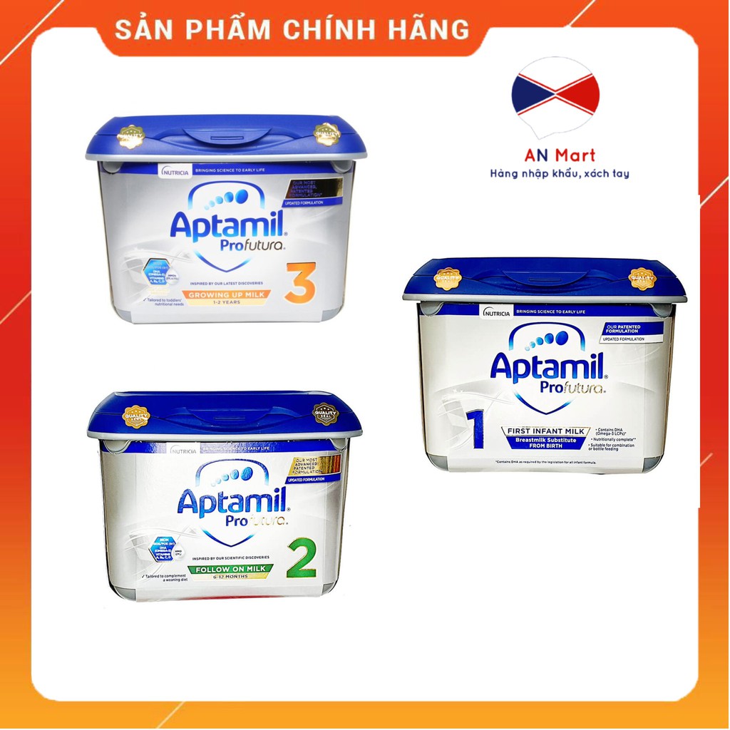 [Date Mới Nhất]_Sữa Aptamil Profutura Anh Hay Aptamil UK ĐI AIR Nhập Khẩu Nội Địa Anh Quốc ĐỦ SỐ 1, 2, 3 Hộp Nhựa 800g