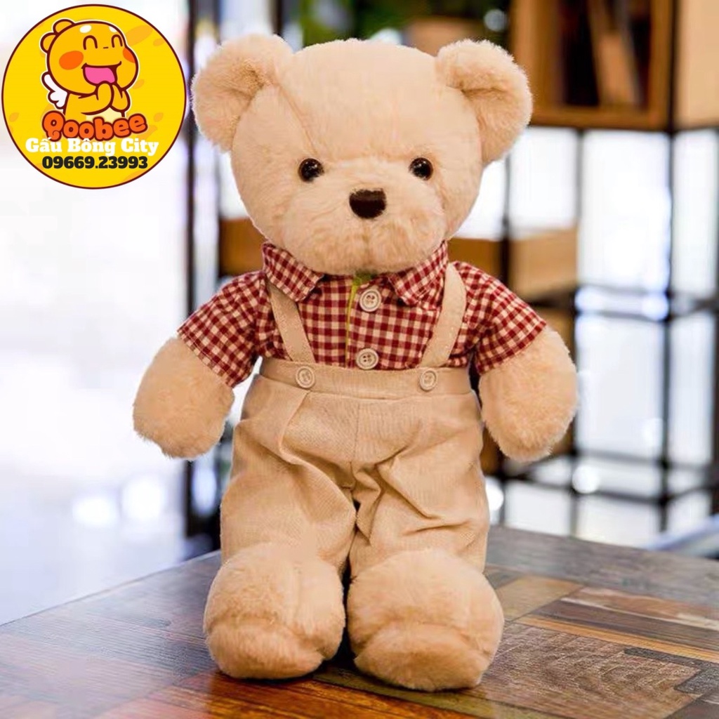 Gấu Bông Teddy Đôi 38cm - Teddy Nhồi Bông Cao Cấp Gấu Bông City