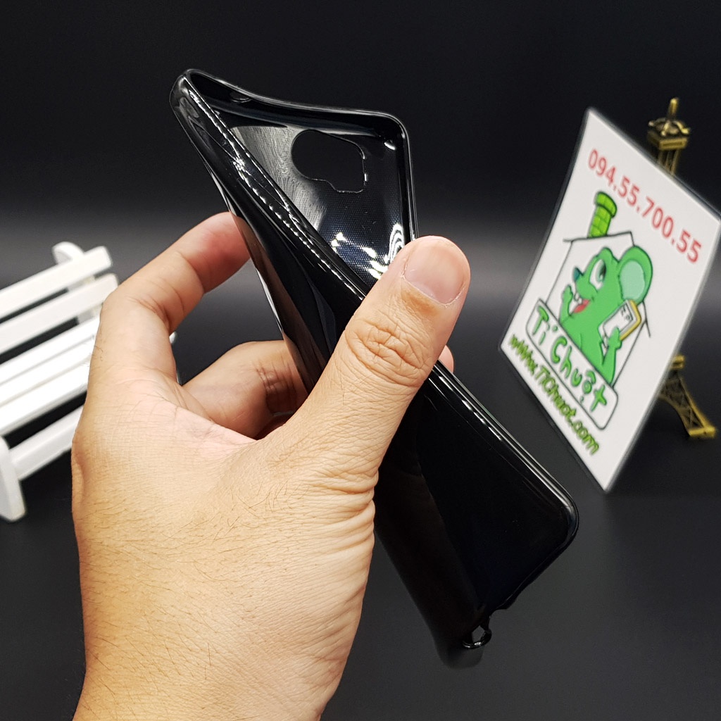 [Ảnh Thật] Ốp lưng Google Pixel 2 Dẻo Màu Đen Sơn Bóng