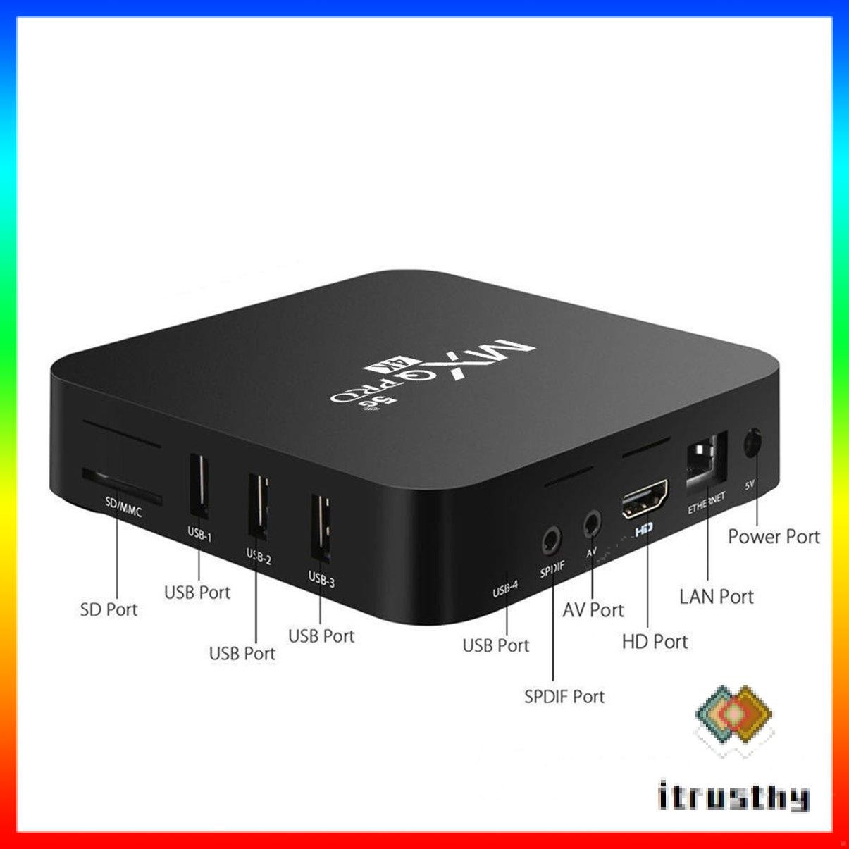 Hộp Tv Mxq Pro 4 64g 5g thông minh kết nối wifi