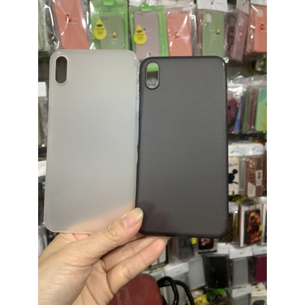 Ốp nhựa mỏng nhám chống vân tay iphone X , Xs, Xs max