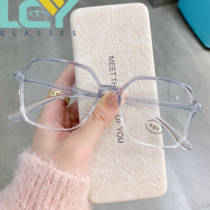 Mắt Kính Chống Ánh Sáng Xanh Hình Vuông Thời Trang 0°-6.0° (Spot) 15922