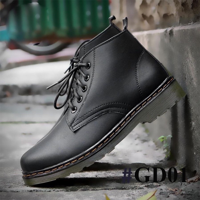 Giày Boot nam Giày Doctor Nam Cổ Lửng Đẳng Cấp Định Phong Cách