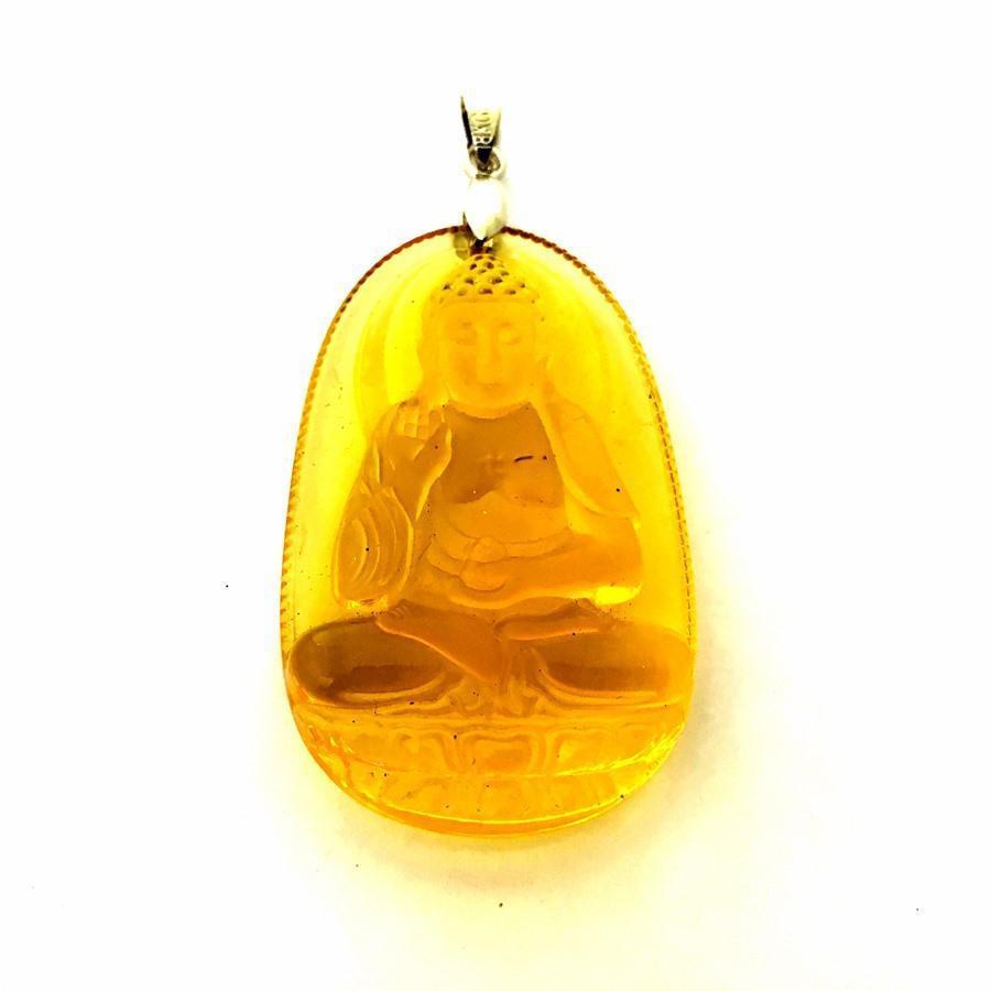 Mặt dây nam Bạc Quang Thản khắc ngài ADIDA móc bạc đơn giản, có nhiều màu để lựa chọn.