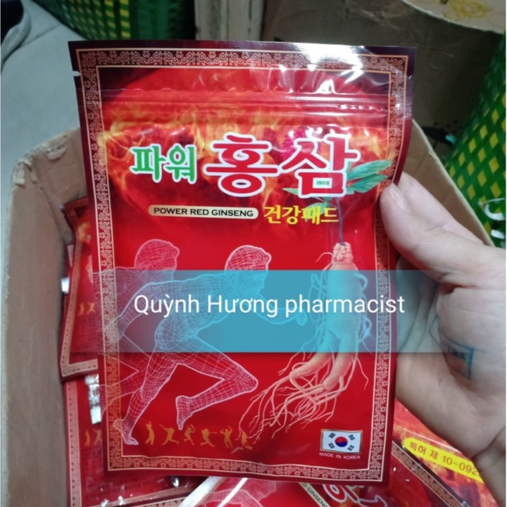 Cao dán Hồng Sâm Power red ginseng