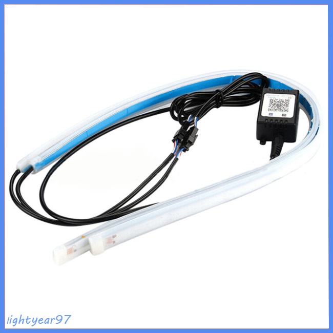 Bộ 2 Dải Đèn Led RGB DRL APP Nhiều Màu Sắc Dành Cho Xe Hơi