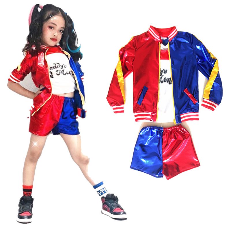 Bộ Đồ Hóa Trang Nhân Vật Harley Quinn Độc Đáo Cho Bé Gái Ngày Halloween