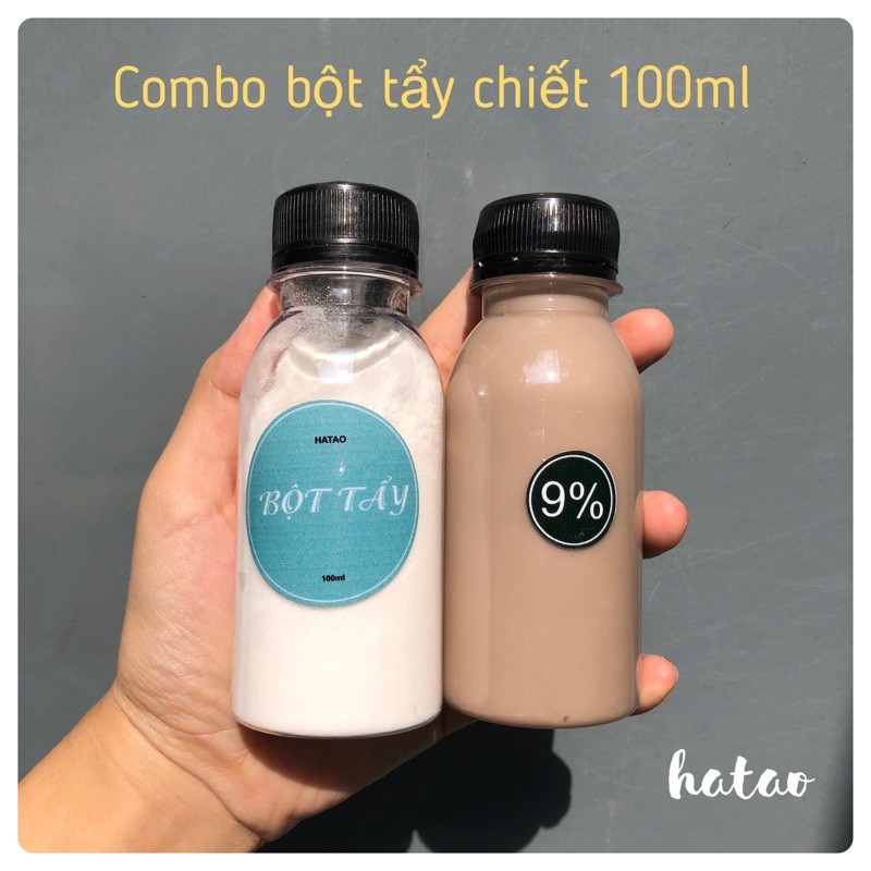 Bột tẩy tóc nano cao cấp, bột tẩy mịn, chứa nhiều dưỡng chất kèm trợ tẩy 100ml