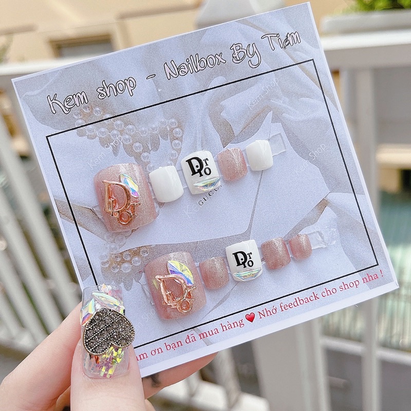 Móng chân giả thiết kế KEMSHOP