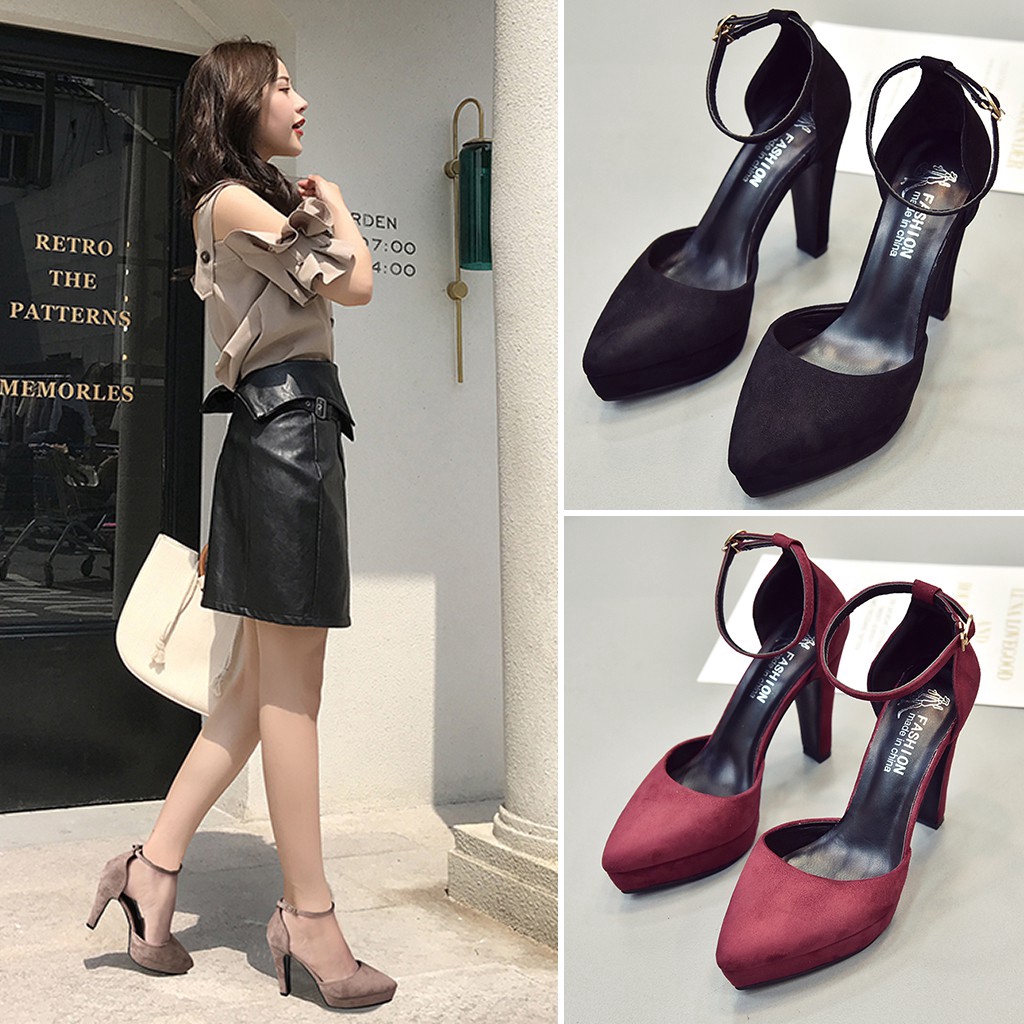 Giày Cao Gót Nữ Ulzzang Thời Trang 8231817