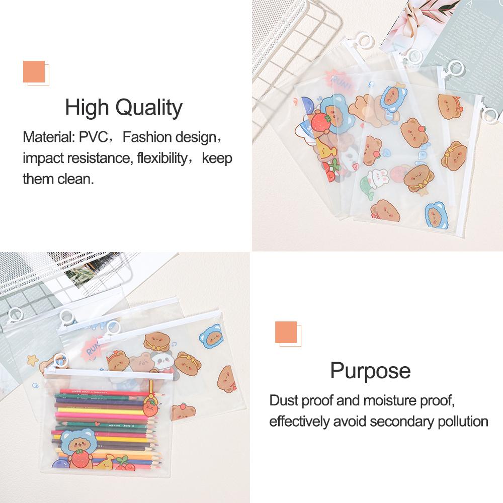 Bút Chì Trong Suốt Hình Gấu Hoạt Hình