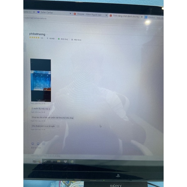 rido trời đêm ngang 5m cao 2m2