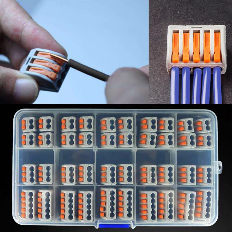 Đầu Nối Dây Cáp Mini Màu Cam Chất Lượng Cao