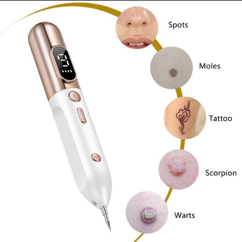 Máy Đốt Nốt Ruồi, Tẩy Nốt Ruồi, Đốt Mụn Thịt, Nám, Tàn Nhang 9 Cấp Độ DZ-01 Thế Hệ Mới 2022