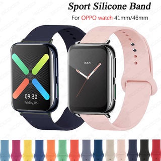 Dây Đeo Silicone Cho Đồng Hồ Thông Minh OPPO watch 41mm 46mm