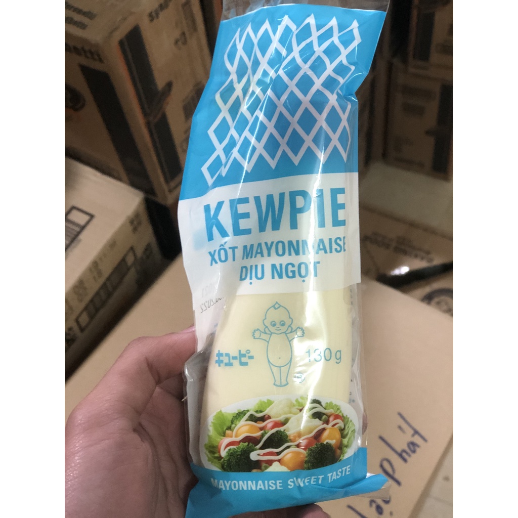 Sốt Mayonnaise Kewpie Dịu Ngọt/Hương Vị Nhật Chai 130g/300g Dùng Chấm, Trộn Salad, Bé Ăn Dặm, Xốt Mayonnaise Loại Ngon