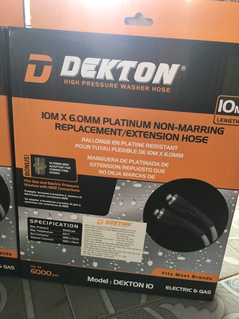 Dây xịt rửa cao áp dài 10m