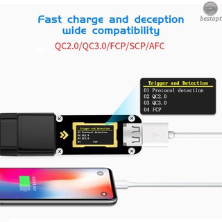 B&O FNB28 Current and Voltage Meter USB Tester QC2.0/QC3.0/FCP/SCP/AFC Fast Charging Protocol Trigger Capacity Test