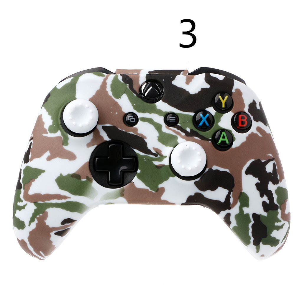 Bộ tay cầm chơi game bằng silicon + 2 nút bấm cho Xbox One x S