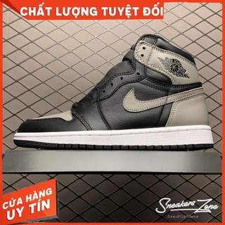 (FREESHIP+HỘP+QUÀ) Giày thể thao AIR JORDAN 1 Retro High Shadow đen gót xám cổ cao cực đẹp