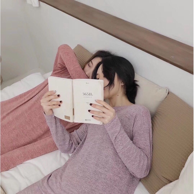 Bộ Mặc Nhà Nữ Cao Cấp Dài Tay Mới Nhất 2021