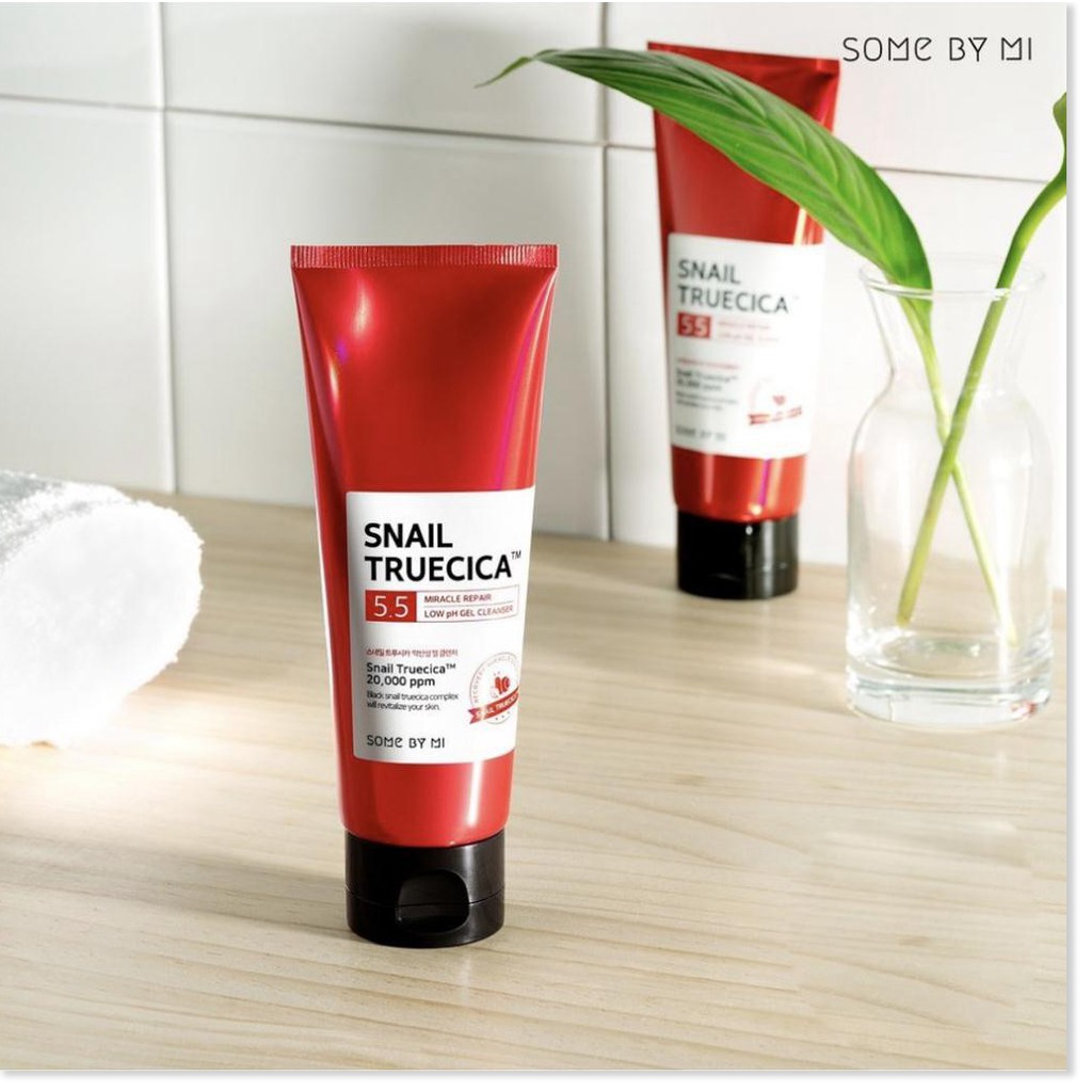 [Mã giảm giá mỹ phẩm chính hãng] [Chính Hãng] Sữa Rửa Mặt Tri Kỷ Cho Da Mụn - Some By Mi Snail Truecica Miracle Repair L