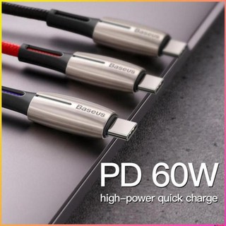 Dây cáp Baseus cổng TYPE C 60W 20V 3A chất lượng cao