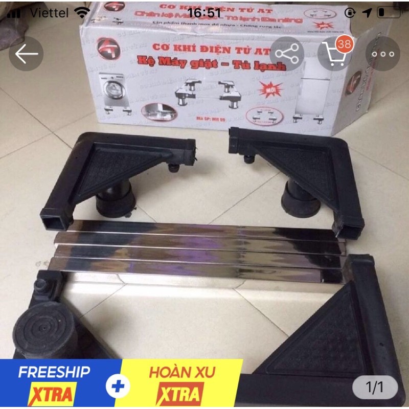 ⛔FREESHIPP⛔ Kệ máy giặt, tủ lạnh (LOẠI KHÔNG BÁNH XE)
