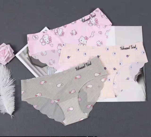Quần su viền sóng vibrand girl hoạ tiết