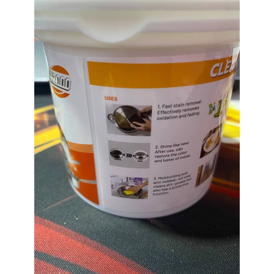 Kem Tẩy Rửa Xoong Nồi Đa Năng CLEANER PASTE X2000, Bột Tẩy Rửa Dụng Cụ Nhà Bếp Đánh Bay Vết Bẩn Siêu Trắng Sạch Bóng