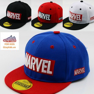 Mũ Trẻ Em Xuất Khẩu - MARVEL 4 Màu Cho Bé 3 > 9 Tuổi