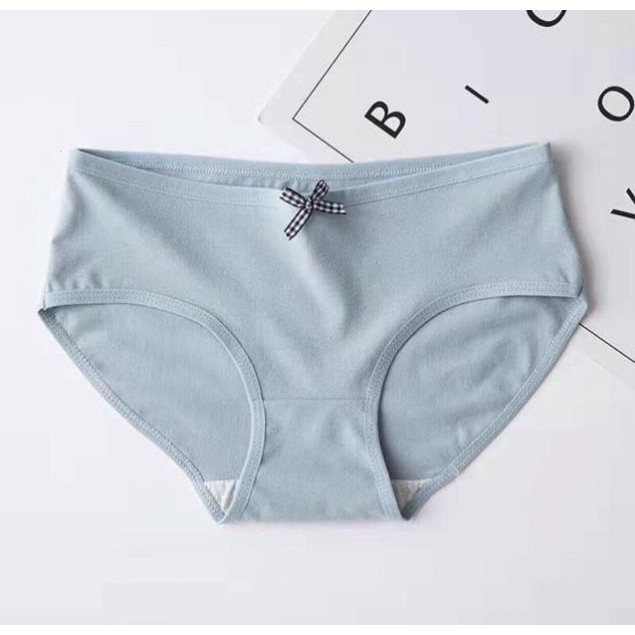 Quần Lót Cotton Phối Nơ Mền Mại Mới 012