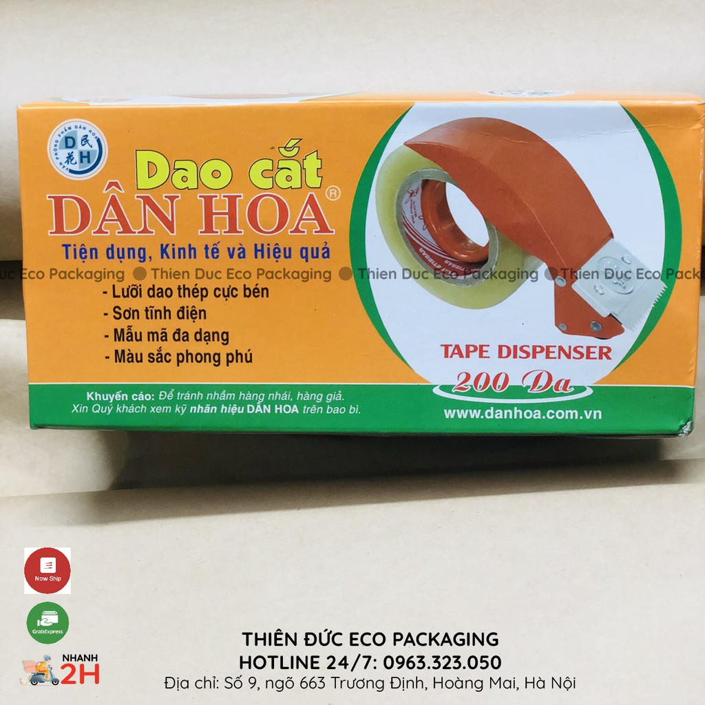 Dao cắt băng dính/ dao cắt băng keo cầm tay Dân Hoa cho băng dính khổ 5cm, từ 0.2 -1kg