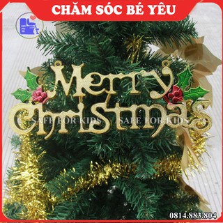 Chữ Merry Christmas - Đồ Trang Trí Noel Phụ Kiện Trang Trí Xinh Xắn