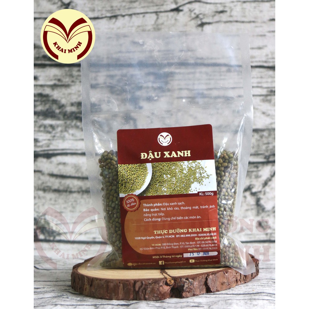 ĐẬU XANH HỮU CƠ - 500 GR - CỬA HÀNG THỰC DƯỠNG CHAY KHAI MINH