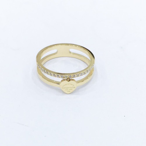 Nhẫn Nữ Trái Tim Titan Ko Đen TT 3174