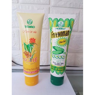 Kem lột nghệ / lột nhẹ dưa leo 120G Thorakao - Giúp da khoẻ mạnh, tạo làn da mịn màng.