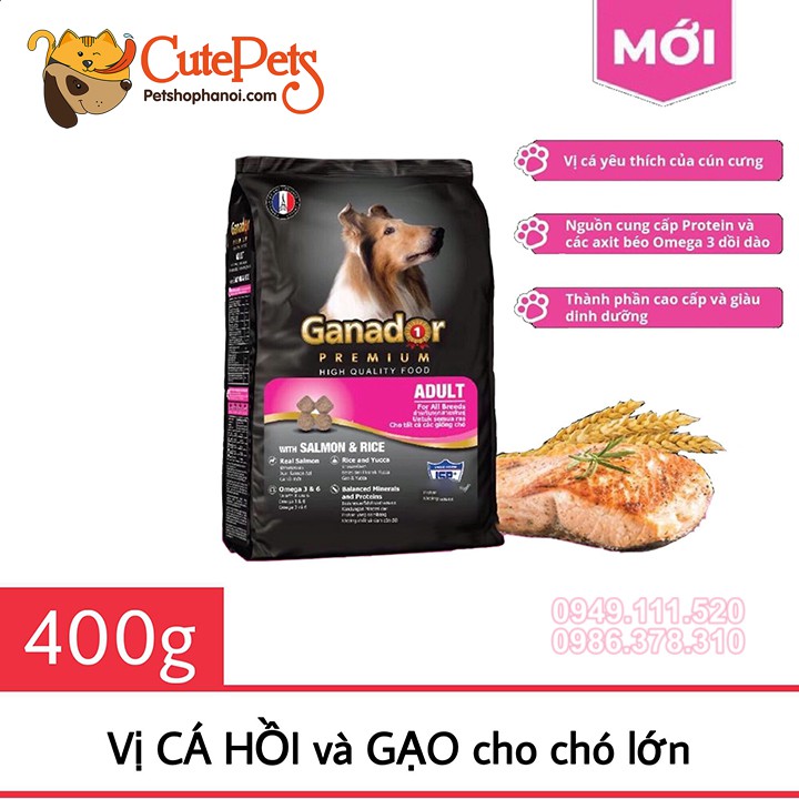 Thức ăn cho chó Ganador 3Kg Hạt cho chó giá rẻ - CutePets