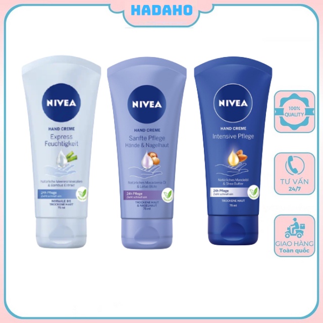 Kem dưỡng da tay Nivea 75M  Đức- New 2022