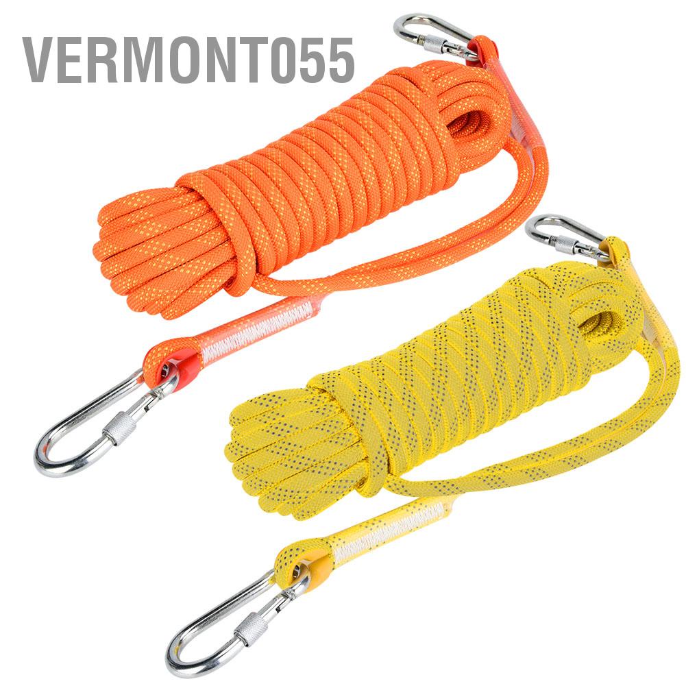 Vermont055 Outdoor Rock Climbing Escape Rope 10mm Diameter Safety Survival Cord