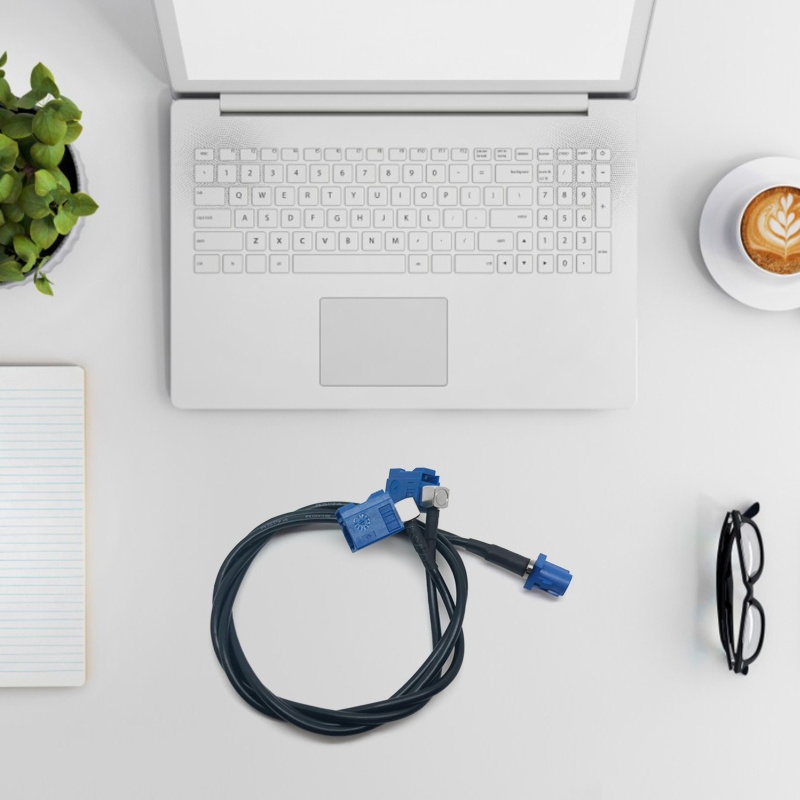 Dây Cáp Chia Cổng 19.69inch 50cm Từ Wakra C Male Sang Fakra C Female