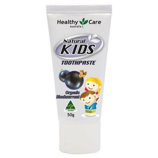 Kem đánh răng organic - Healthy Care Natural Kids Toothpaste Organic Strawberry Flavour 50g