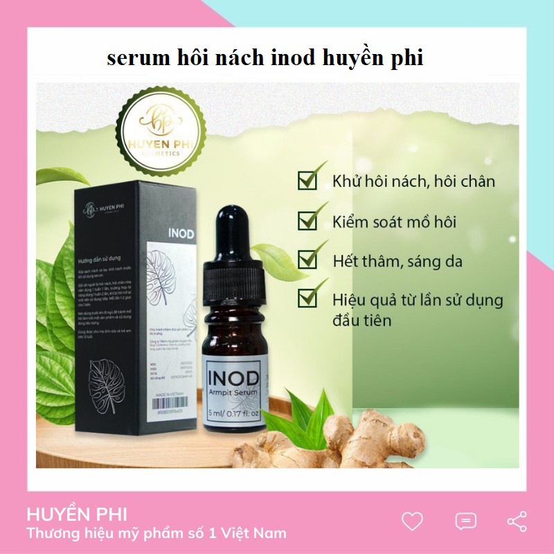 serum hôi nách huyền phi loại bỏ tất cả các mùi hôi cơ thể trong vòng 1 liệu trình chiết xuất từ thành phần SACUCO HN001