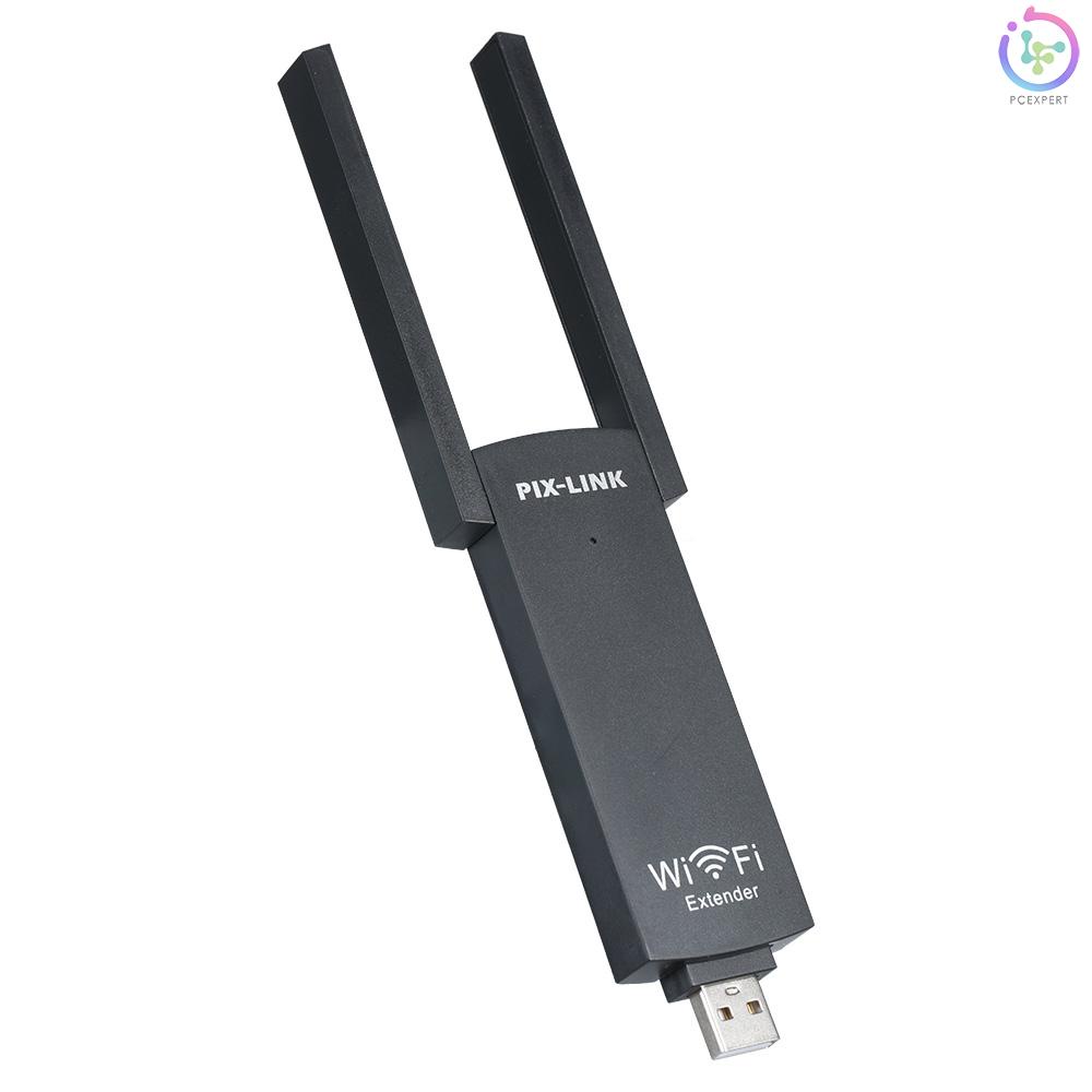 USB phát wifi không dây màu đen cho PC 2.4G (chỉ đến 300Mbps)/ 2 ăng ten | BigBuy360 - bigbuy360.vn
