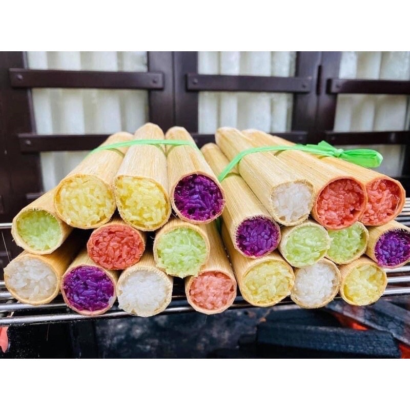 Com bo 20 Ống Nứa tươi nấu cơm lam nướng thịt-các món ăn dân dã đặc sản của đồng bào dan tộc miền núi