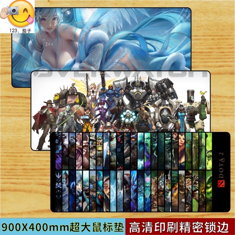 ☆♨☆Miếng Lót Chuột Bàn Phím Cỡ Lớn In Hình Lol Watching Pioneer DOTA2